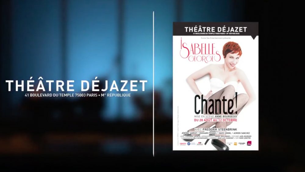 Isabelle Georges « Chante ! » Théâtre Déjazet
